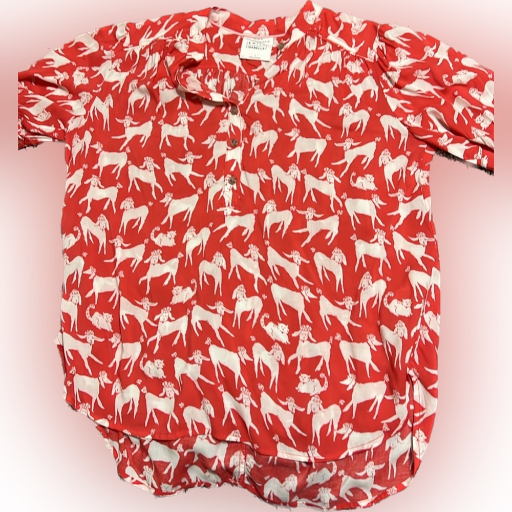 Anthropologie Emily Isabella Robina Blouse